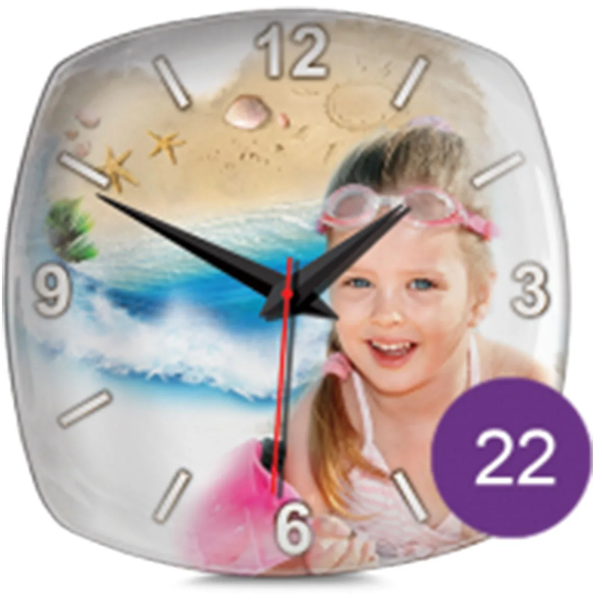 Часы 22x22 см