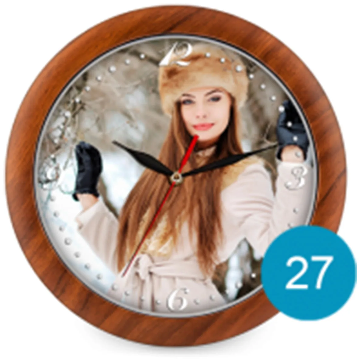 Часы диаметр 29 см