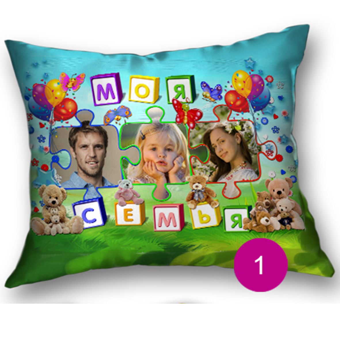 Подушка 40х50 см (одна сторона)